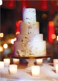 wedding cake, white
