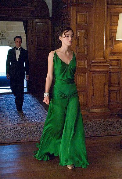 Congrats Keira, This jewel green dress from Atonement in 2007 is where our love affair with Keira's