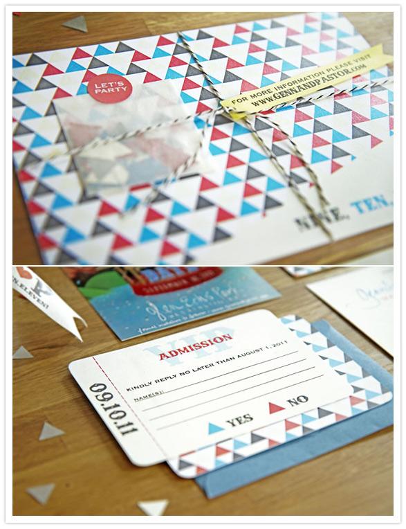 Stationery, Circus themed invite