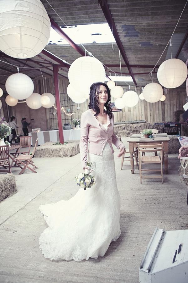 Looks we Love, This cardie with a wedding dress looks so cute! For the laid-back bride on a Summer e