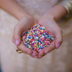 DIY Details, Throw sprinkles instead of confetti! But will it harm ' the dress'?