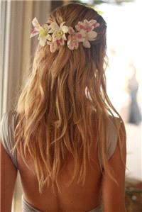 Hair & Beauty. hair, flowers
