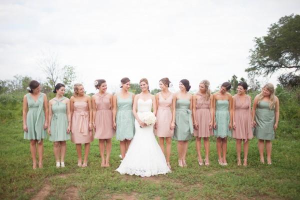 Bridesmaid Look, bridesmaid, dress, cocktail, pink, green