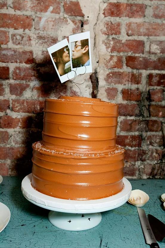 Sweet Things, Ruffled show you how to DIY your own polaroid cake topper here: http://ruffledblog.com