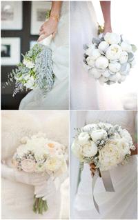 Flowers. Winter Wedding bouquets