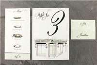Stationery. Place cards and Table cards