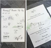 Stationery. Invite and couple story