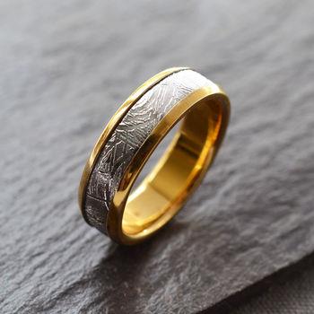 Rings, Ring for Adam; http://www.notonthehighstreet.com/marthajackson/product/meteorite-inlaid-gold-