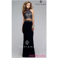 https://www.petsolemn.com/faviana/995-faviana-two-piece-high-neck-prom-dress-with-lace-top.html