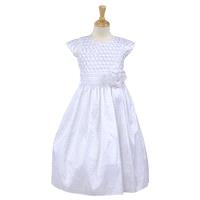White Ribbon Bodice Taffeta Dress Style: DSK338 - Charming Wedding Party Dresses|Unique Wedding Dres