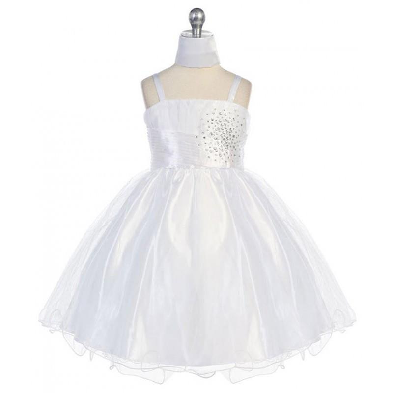 My Stuff, White Mini Stoned Tulle Dress Style: D595 - Charming Wedding Party Dresses|Unique Wedding