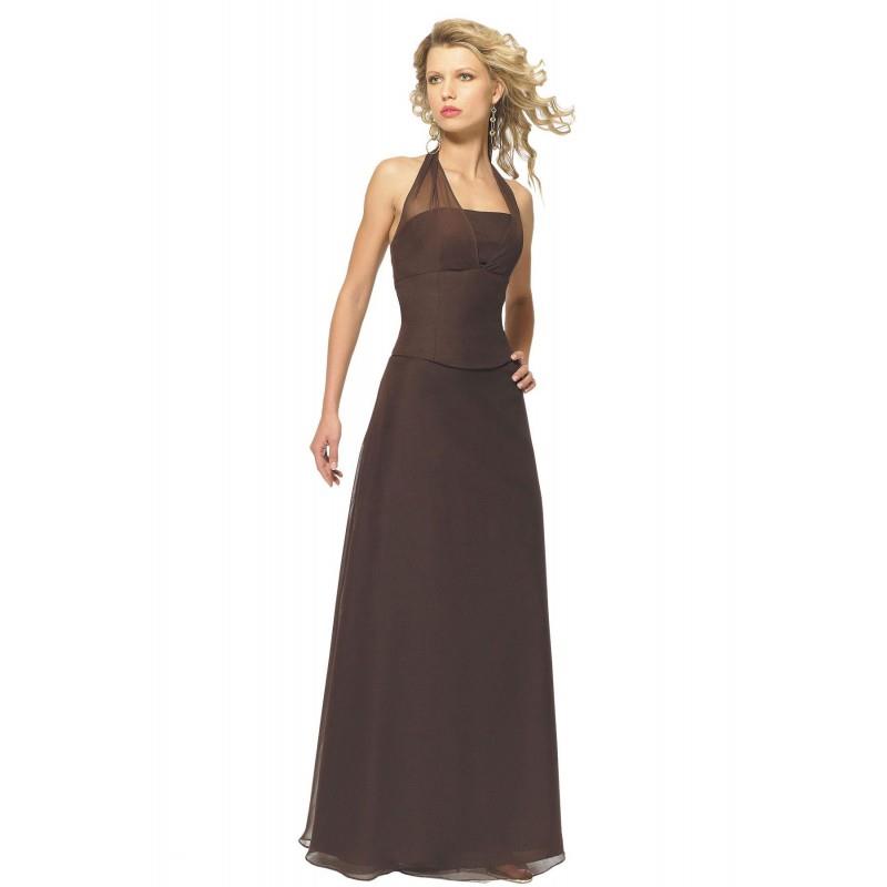 My Stuff, Elegant A-line Halter Ruching Floor-length Chiffon Bridesmaid Dresses - Dressesular.com