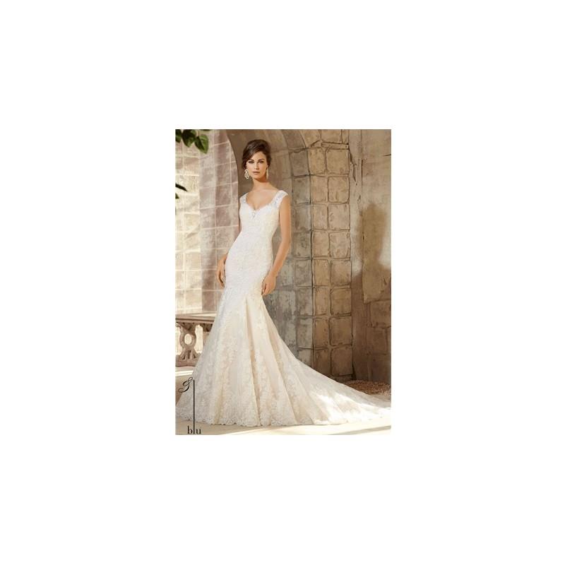 wedding, Blu by Mori Lee Wedding Dress Style No. 5363 - Brand Wedding Dresses|Beaded Evening Dresses