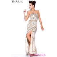 Sequin Long Strapless Prom Dress by Shail K - Discount Evening Dresses |Shop Designers Prom Dresses|