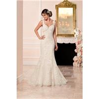 Style 6335 by Stella York - Sweetheart LaceOrganzaTulle Sleeveless Fit-n-flare Floor length Chapel L