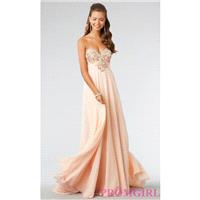 JVN by Jovani Strapless Floor Length Prom Dress - Brand Prom Dresses|Beaded Evening Dresses|Unique D