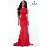 Alyce 8004 Prom Dress - Alyce Paris Jewel Long Prom Trumpet Skirt Dress - 2017 New Wedding Dresses