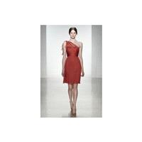 Simple A-line One Shoulder Ruching Short/Mini Chiffon Evening Dresses - Dressesular.com
