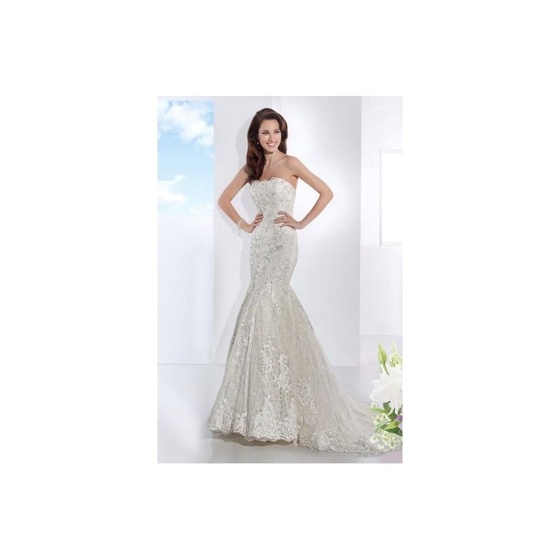 My Stuff, Demetrios 1478 - Strapless Ivory Full Length Demetrios Fit and Flare Spring 2014 - Nonmiss