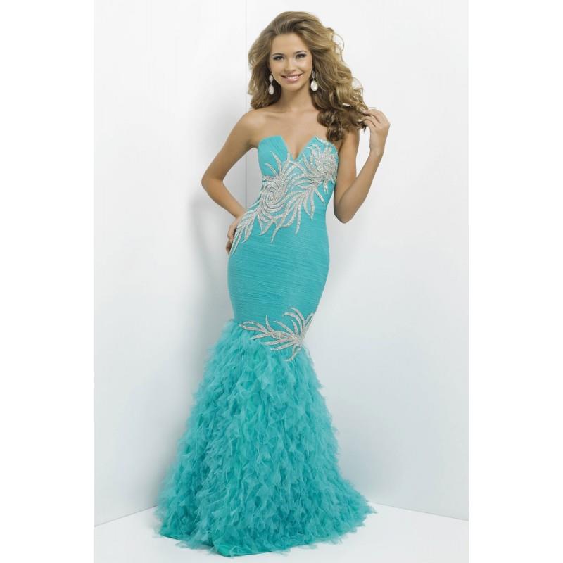 My Stuff, Honorable Trumpet/Mermaid Strapless Beading Crystal Detailing Sweep/Brush Train Tulle Prom
