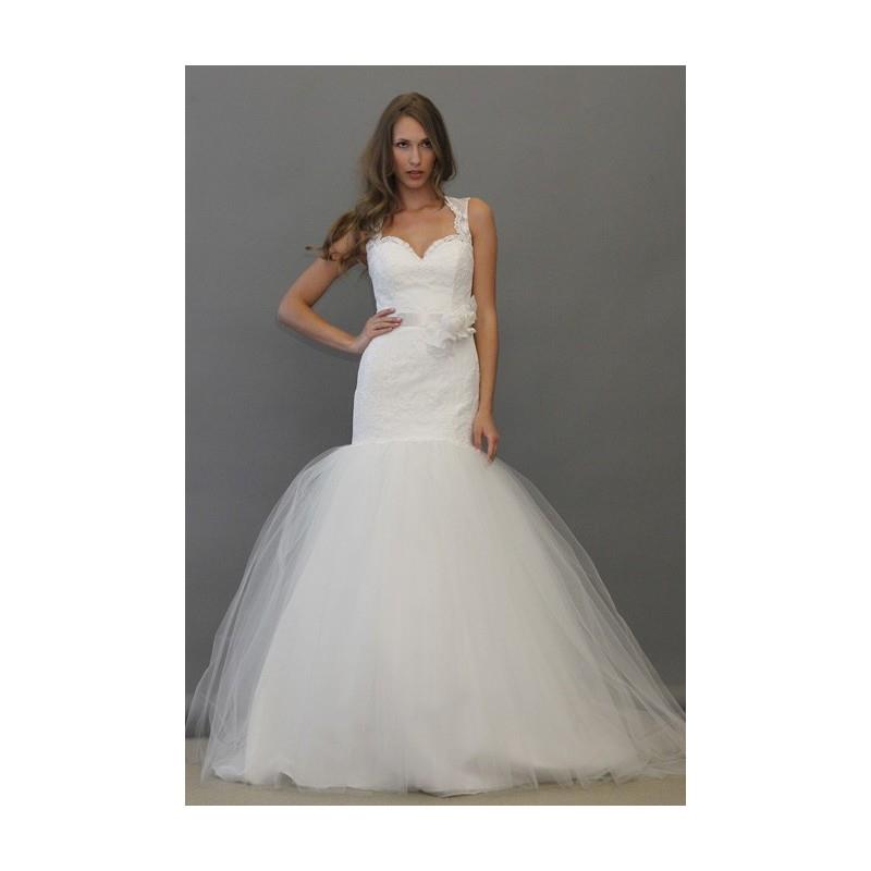 My Stuff, Tara Keely - Fall 2012 - Sleeveless Lace and Tulle Mermaid Wedding Dress - Stunning Cheap