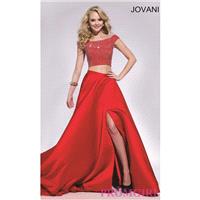 Two Piece Long Jovani Prom Dress - Discount Evening Dresses |Shop Designers Prom Dresses|Events for