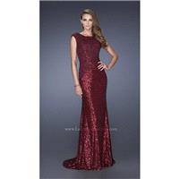 Garnet La Femme Evening 19389  La Femme Evening - Elegant Evening Dresses|Charming Gowns 2017|Demure
