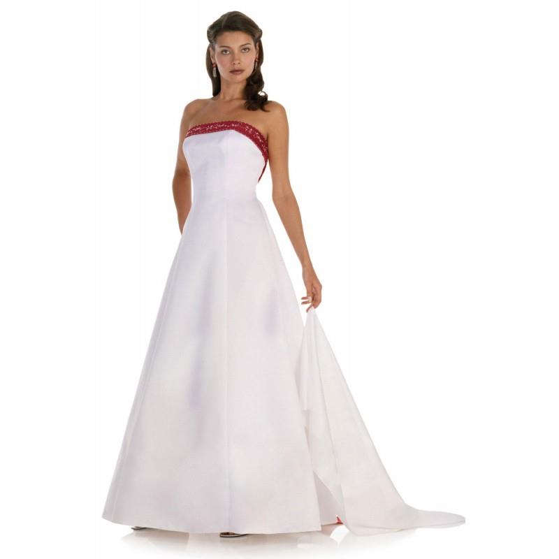 My Stuff, Simple A-line Strapless Beading Floor-length Satin Bridesmaid Dresses - Dressesular.com
