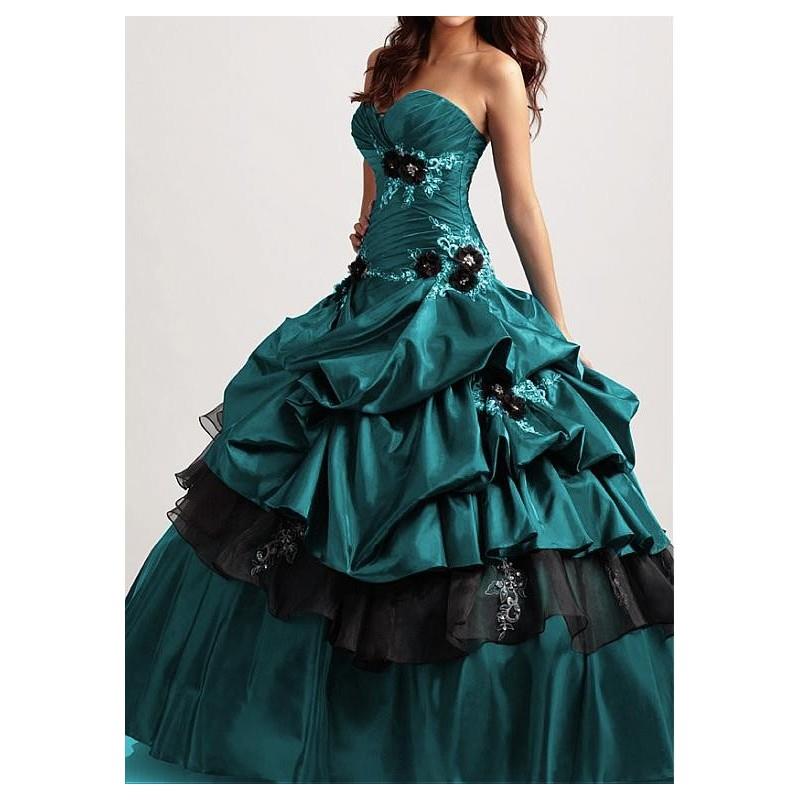 My Stuff, Stunning Taffeta & Organza Sweetheart Occasion Dress - overpinks.com