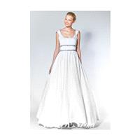 Allure Bridals - Fall 2015 - Cap Sleeve A-line Scoop Neckline Wedding Dress - Stunning Cheap Wedding