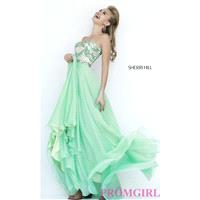 Sherri Hill Strapless Floor Length Beaded Dress - Discount Evening Dresses |Shop Designers Prom Dres