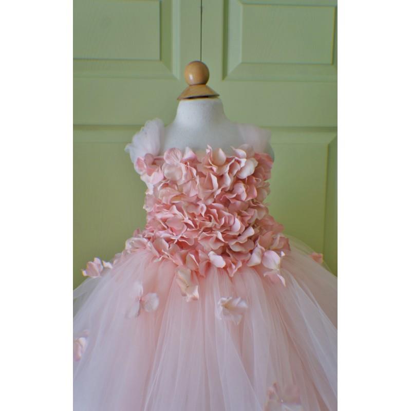 My Stuff, Flower girl dress Blush Pink Dress, Pink Blush Pink tutu dress, flower top, hydrangea top,