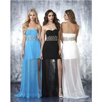 Shimmer by Bari Jay 59616 Turquoise,Black,Ivory Dress - The Unique Prom Store