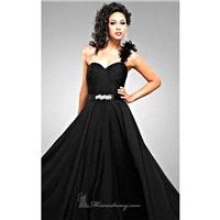 Fitted Bodice Romantic Chiffon Dress By Landa Designs Signature Pageant - Cheap Discount Evening Gow