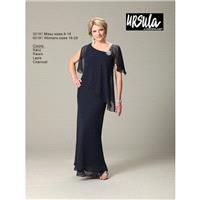 Ursula of Switzerland 63191 Dress - Long Asymmetrical, Illusion Social and Evenings Fitted Ursula of