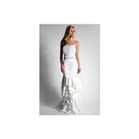 Elizabeth St. John FW13 Dress 5 - Full Length White Strapless Fall 2013 Sheath Elizabeth St. John -