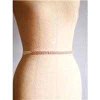 Handmade Beads Embroidered Wedding Belt, Bridal Belt, Sash Belt, Ready to ship - Hand-made Beautiful