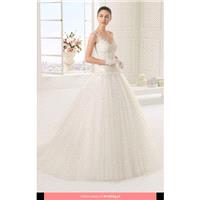 Rosa Clara - Eire Two 2016 Floor Length V-neck Princess Sleeveless Short - Formal Bridesmaid Dresses