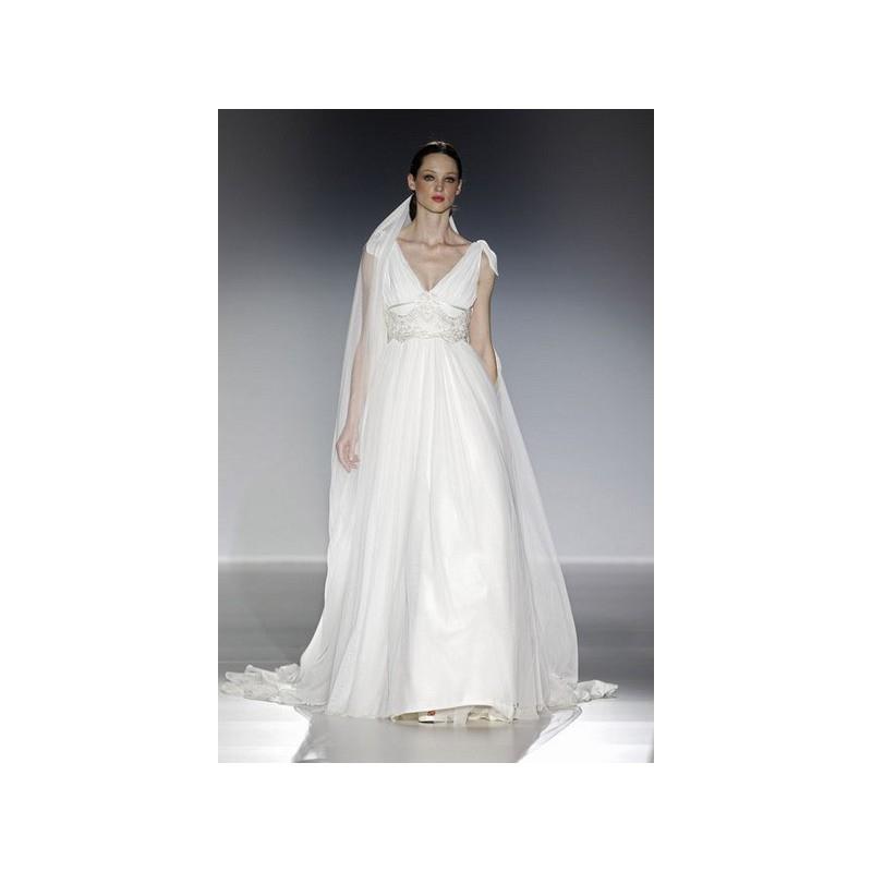 wedding, Vestido de novia de Franc Sarabia - 2014 Imperio Pico Vestido - Tienda nupcial con estilo d