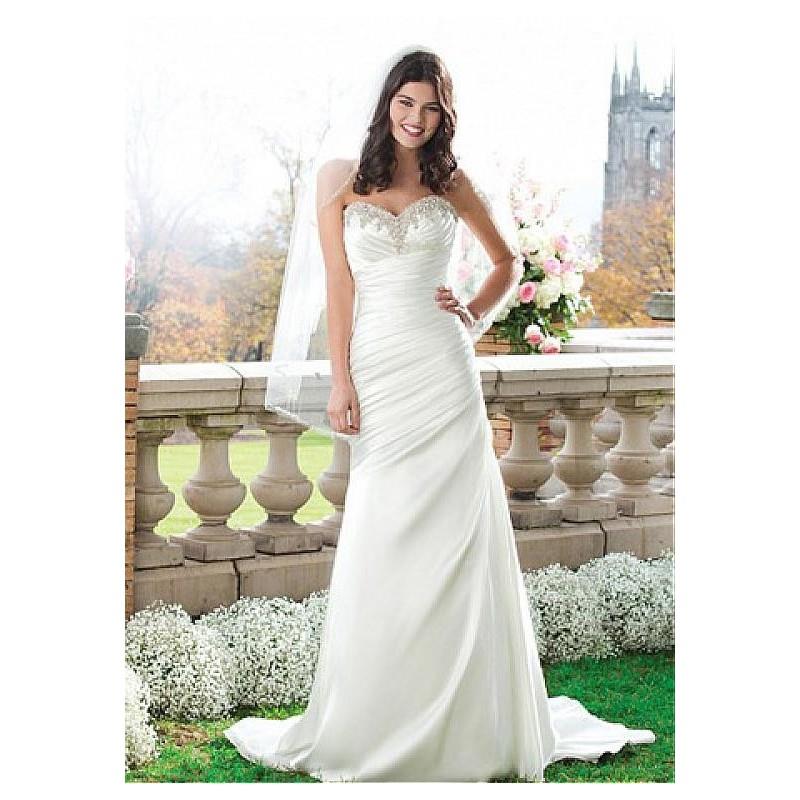 My Stuff, Dignified Stretch Satin&Satin A-line Sweetheart Neckline Natural Waistline Wedding Dress -