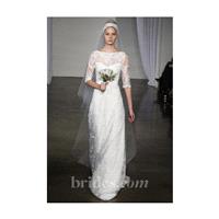 Marchesa - Fall 2013 - Kate Lace Wedding Dress with an Illusion Neckline - Stunning Cheap Wedding Dr