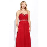 Beaded Sweetheart Gown by Josh and Jazz DY067356A - Bonny Evening Dresses Online