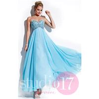 Pink/White Studio 17 12512 - Chiffon Dress - Customize Your Prom Dress