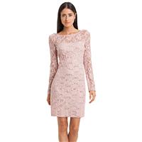 Laced Full Sleeved Dress by JS Collections 862609 - Bonny Evening Dresses Online