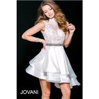 Ivory/Nude Jovani Short and Cocktail 34004 Jovani Short & Cocktail - Top Design Dress Online Shop