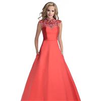 Red A-Line Mikado Ball Gown by Envious Couture Prom - Color Your Classy Wardrobe