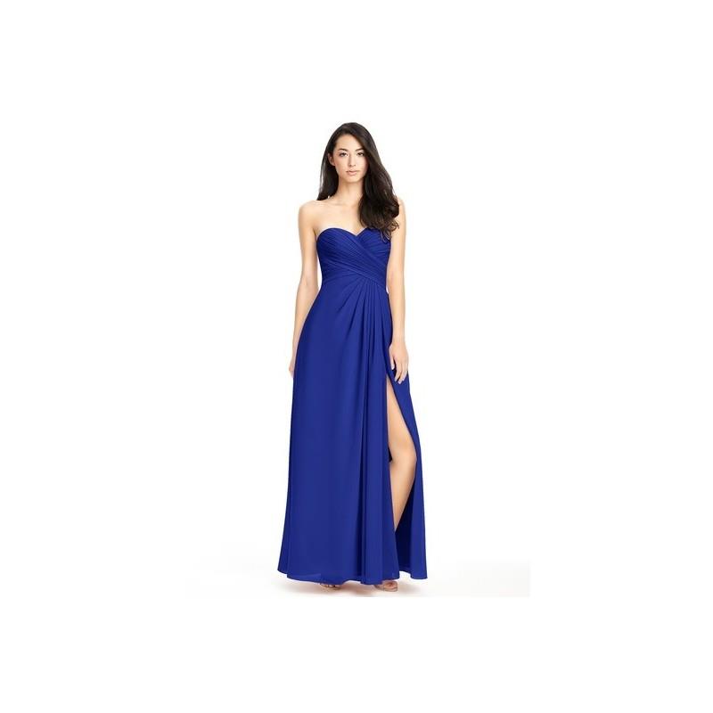 My Stuff, Royal_blue Azazie Arabella Allure - Floor Length Sweetheart Chiffon Back Zip Dress - Cheap