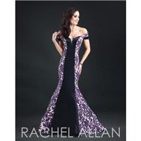 Black/Aubergine Rachel Allan Couture 8111 Rachel ALLAN Couture - Rich Your Wedding Day