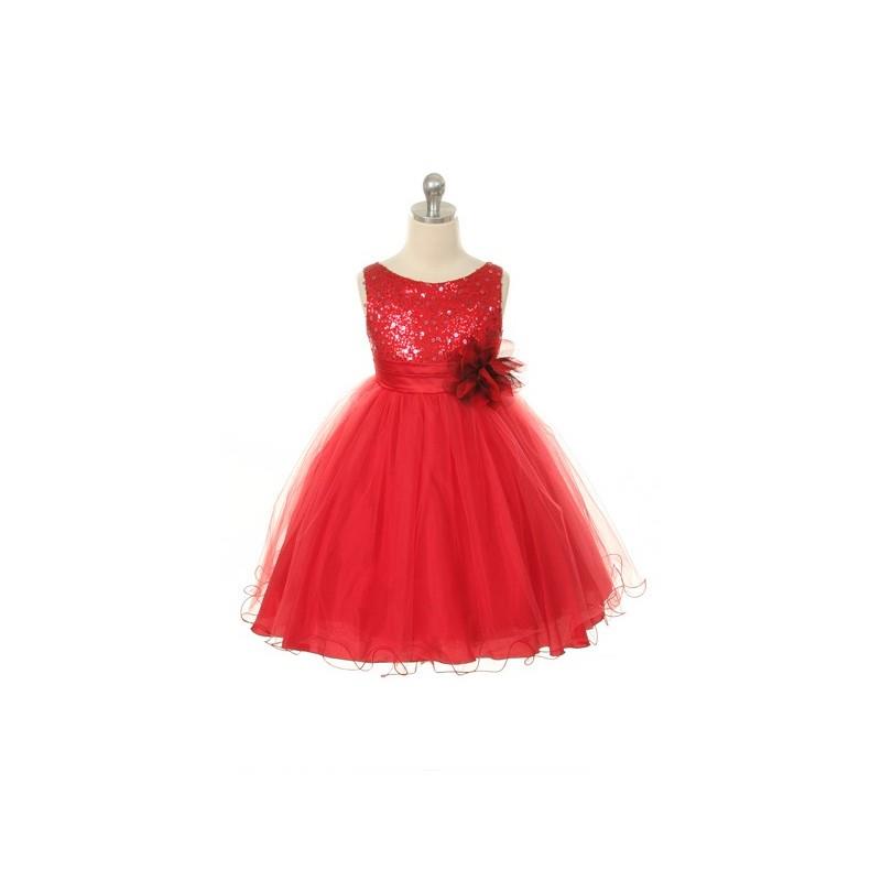 My Stuff, Sophie Pearl- Flower Girl Dress in Red - Crazy Sale Bridal Dresses|Special Wedding Dresses