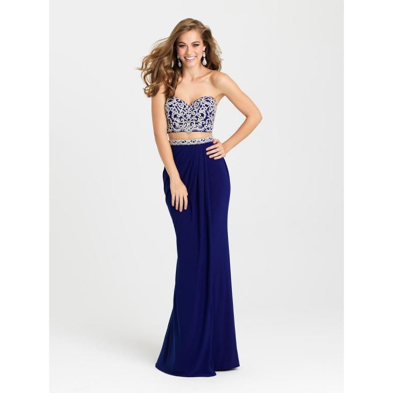 My Stuff, Madison James Special Occasion 16-384 Purple,Sky Blue Dress - The Unique Prom Store